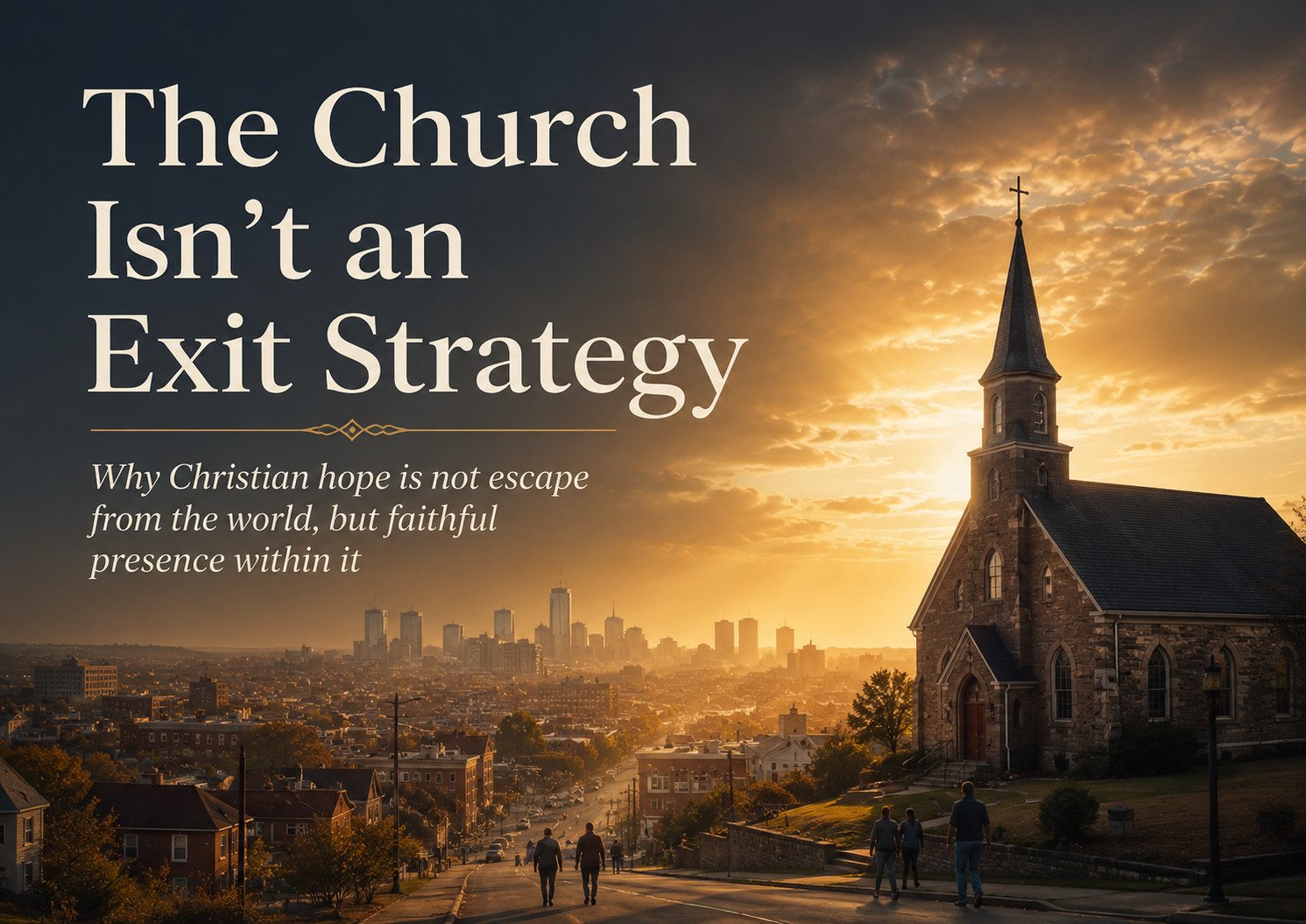 The Church Isn’t an Exit Strategy
