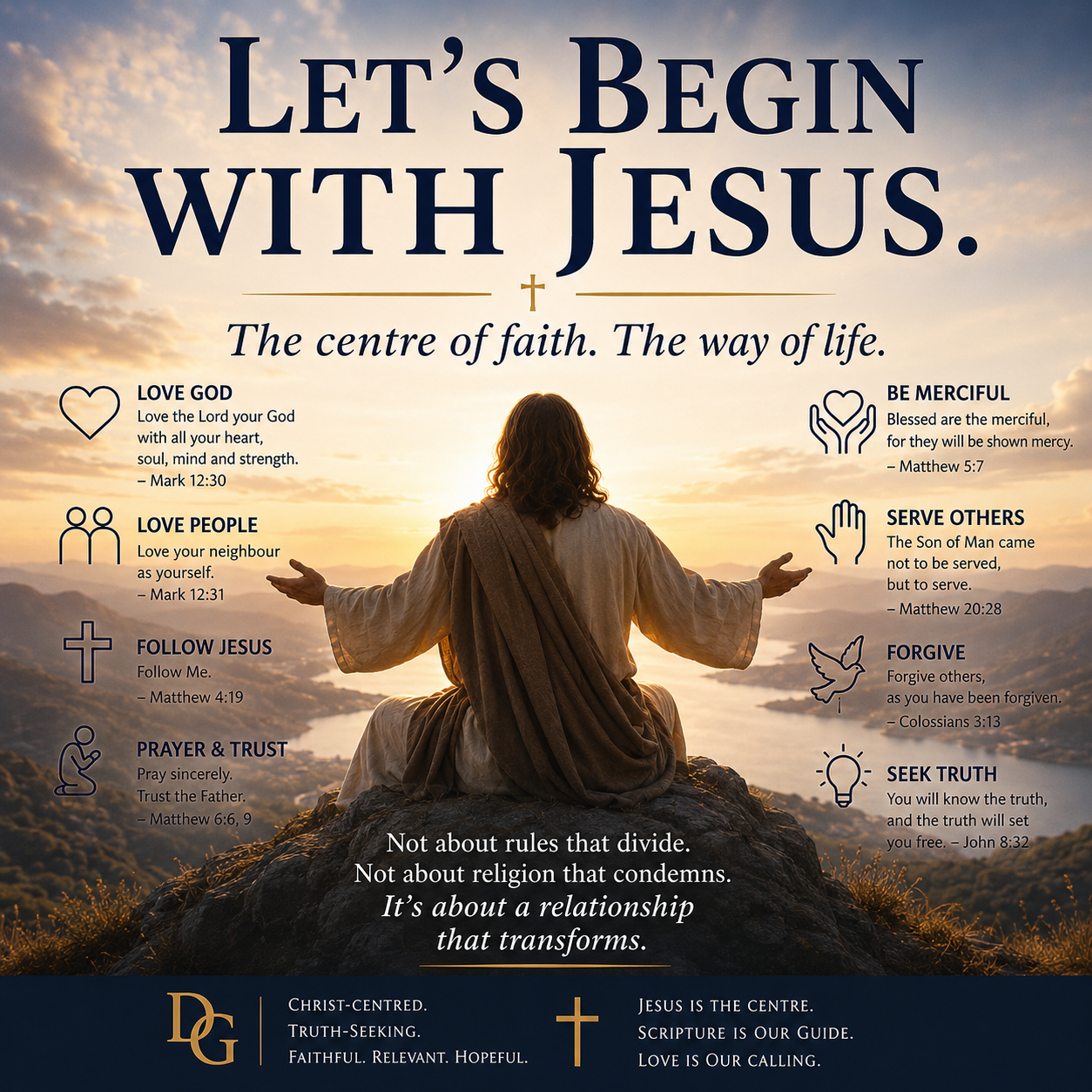 Let’s Begin with Jesus