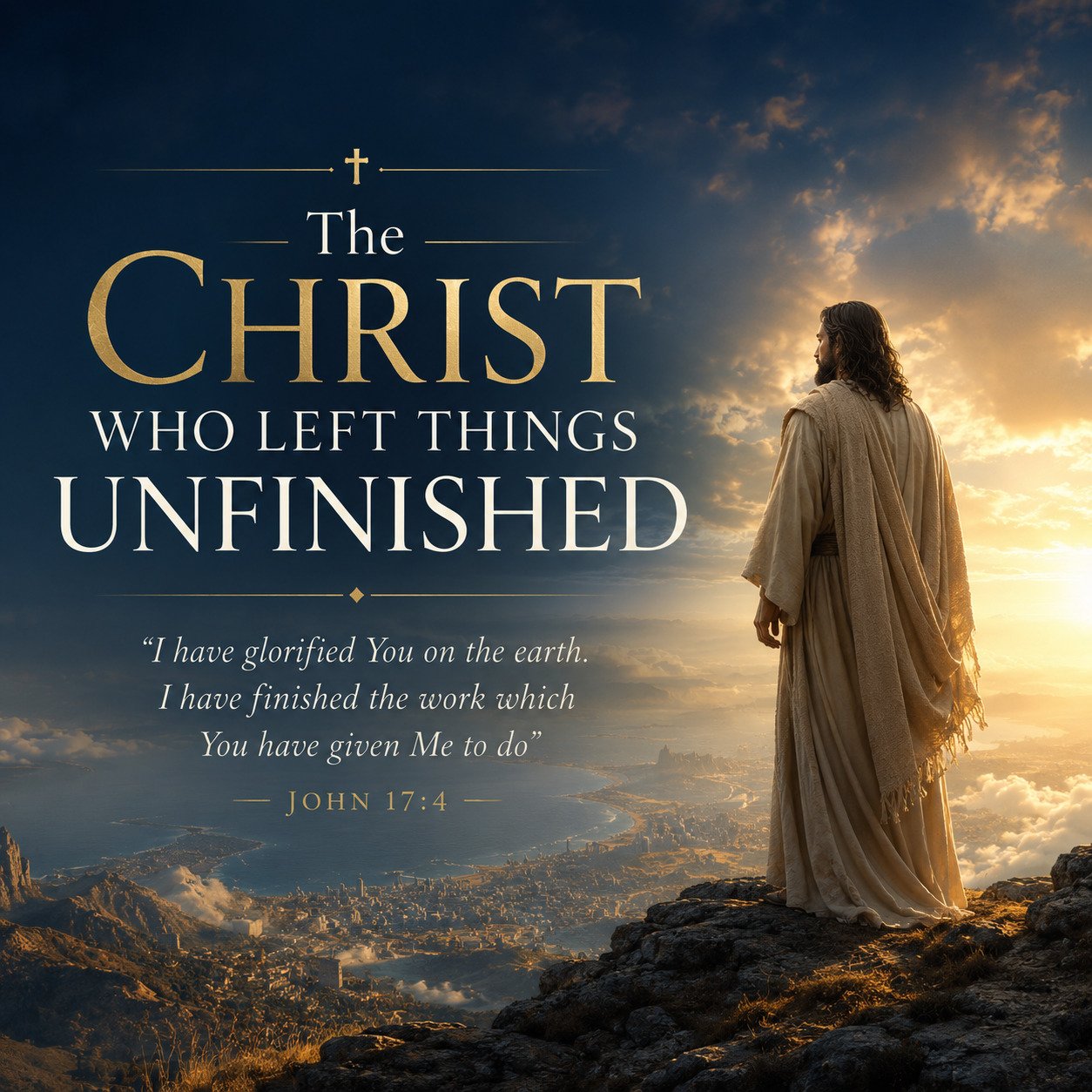 The Christ Who Left Things Unfinished